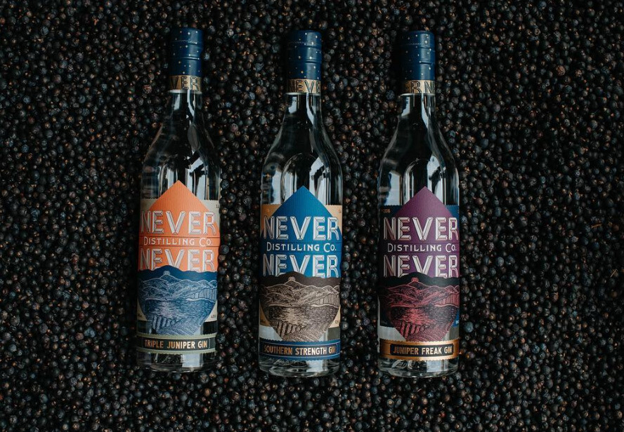 Never Never Gin 2 Gin in Australia, Australian Gin, Australian Distillery, Aussie Gin makers
