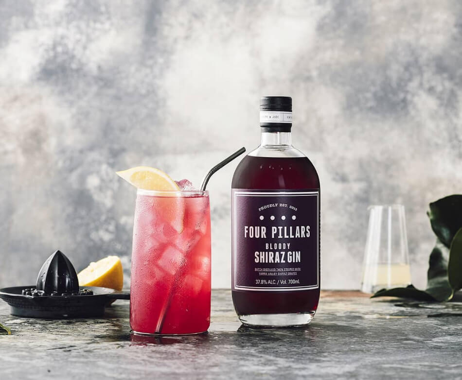 Shiraz Gin Gin in Australia, Australian Gin, Australian Distillery, Aussie Gin makers